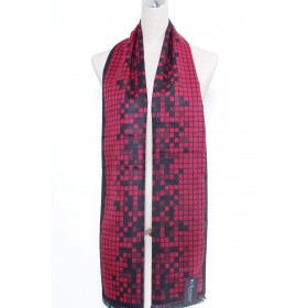 Men's Fashion Cotton Rich Scarf 15 Red